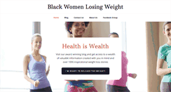 Desktop Screenshot of blackwomenlosingweight.com